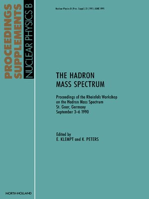 cover image of The Hadron Mass Spectrum